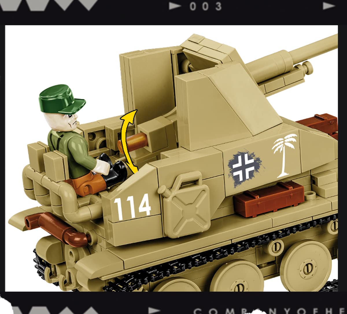cobi-3050-marder-iii-sd-kfz-139-company-of-heroes-3-420-teile-figur image 6