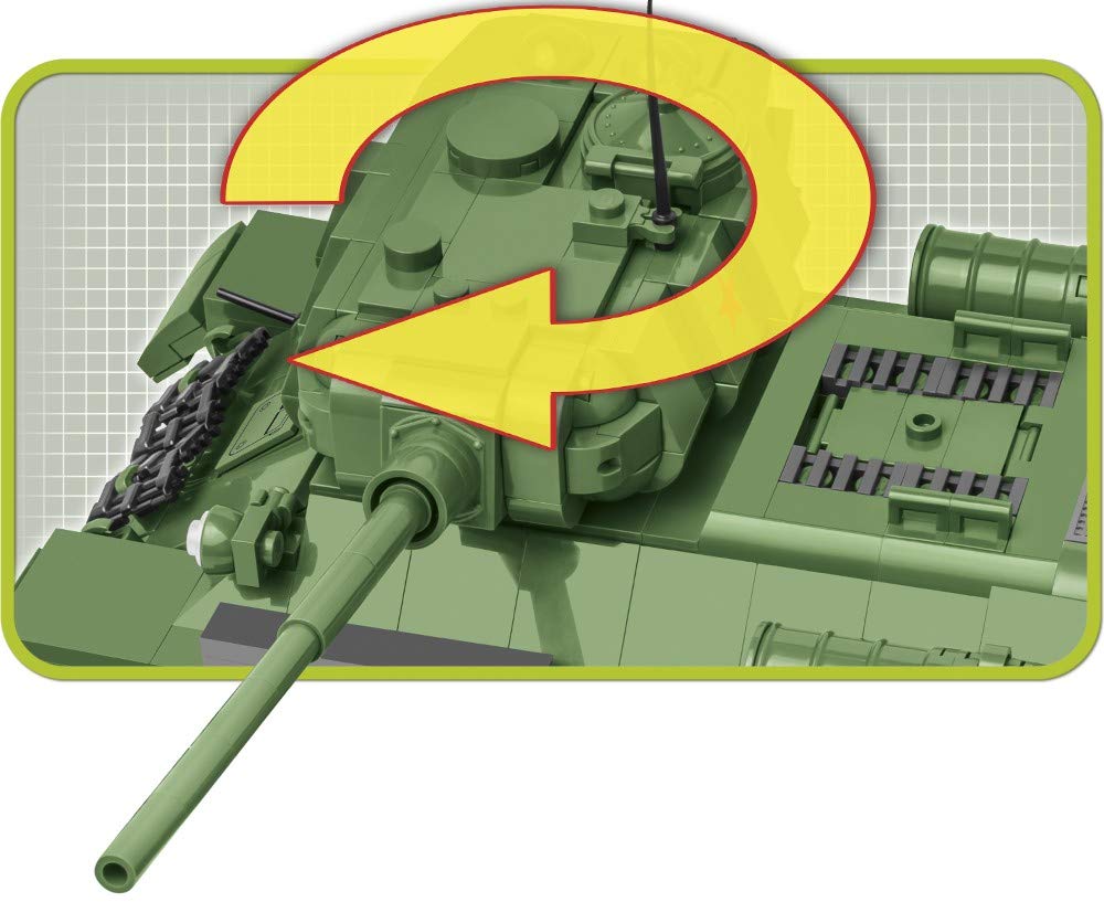cobi-t-34-85-historical-collection-panzer-bausatz-668-teile image 7