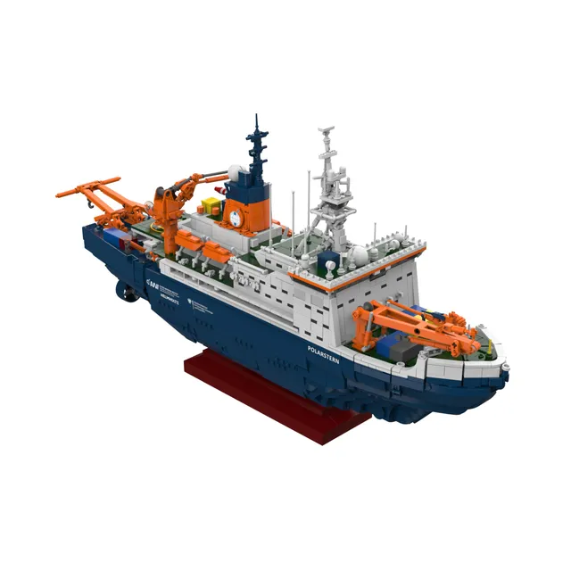 bluebrixx-pro-awi-forschungseisbrecher-polarstern-3722-teile-displaymodell image 1