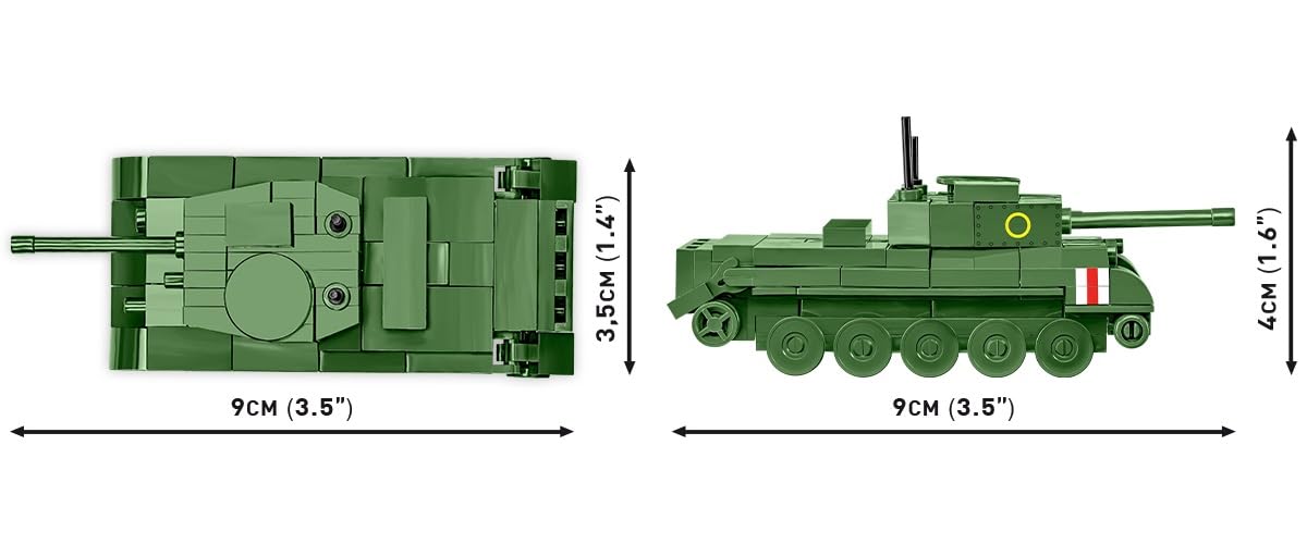 cobi-historical-collection-3091-cromwell-mk-iv-panzer-110-teile-ma-stab-1-72 image 3