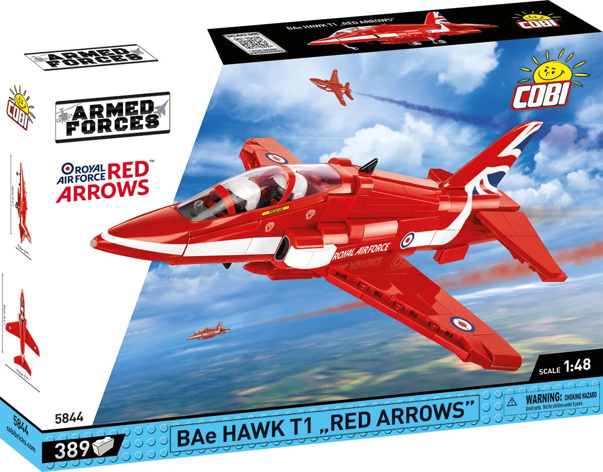 cobi-5844-bae-hawk-t1-red-arrows-jet-1-48-389-teile image 3