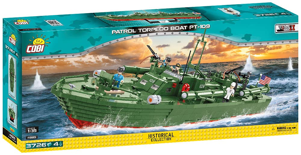cobi-patrol-torpedo-boat-pt-109-4825-milit-rschiff-military-green image 1