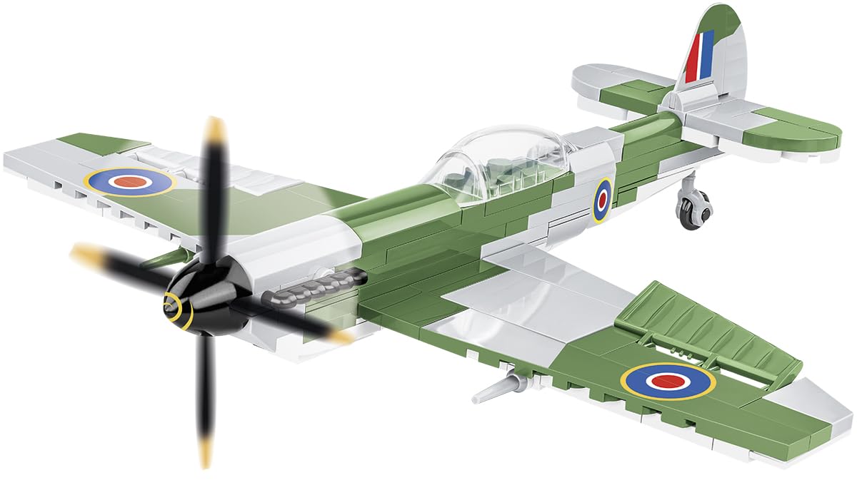 cobi-5865-spitfire-mk-xvi-bubbletop-flugzeug-152-teile-1-48 image 1