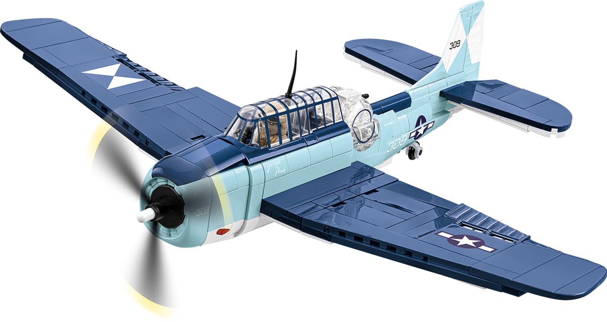 cobi-5752-grumman-tbf-avenger-historical-collection-wwii-flugzeug-bausatz-1-48 image 8