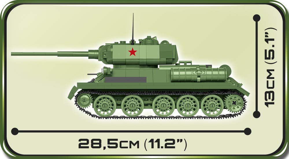 cobi-t-34-85-historical-collection-panzer-bausatz-668-teile image 5