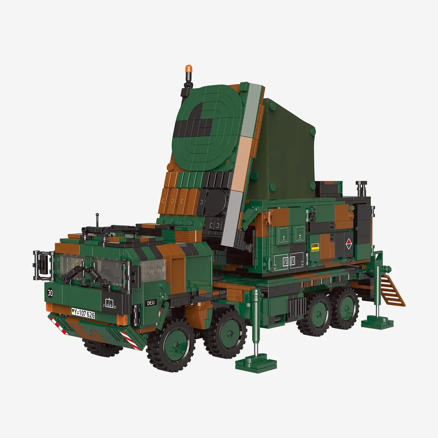 bluebrixx-pro-patriot-radarwagen-bundeswehr-luftwaffe-1908-teile image 2