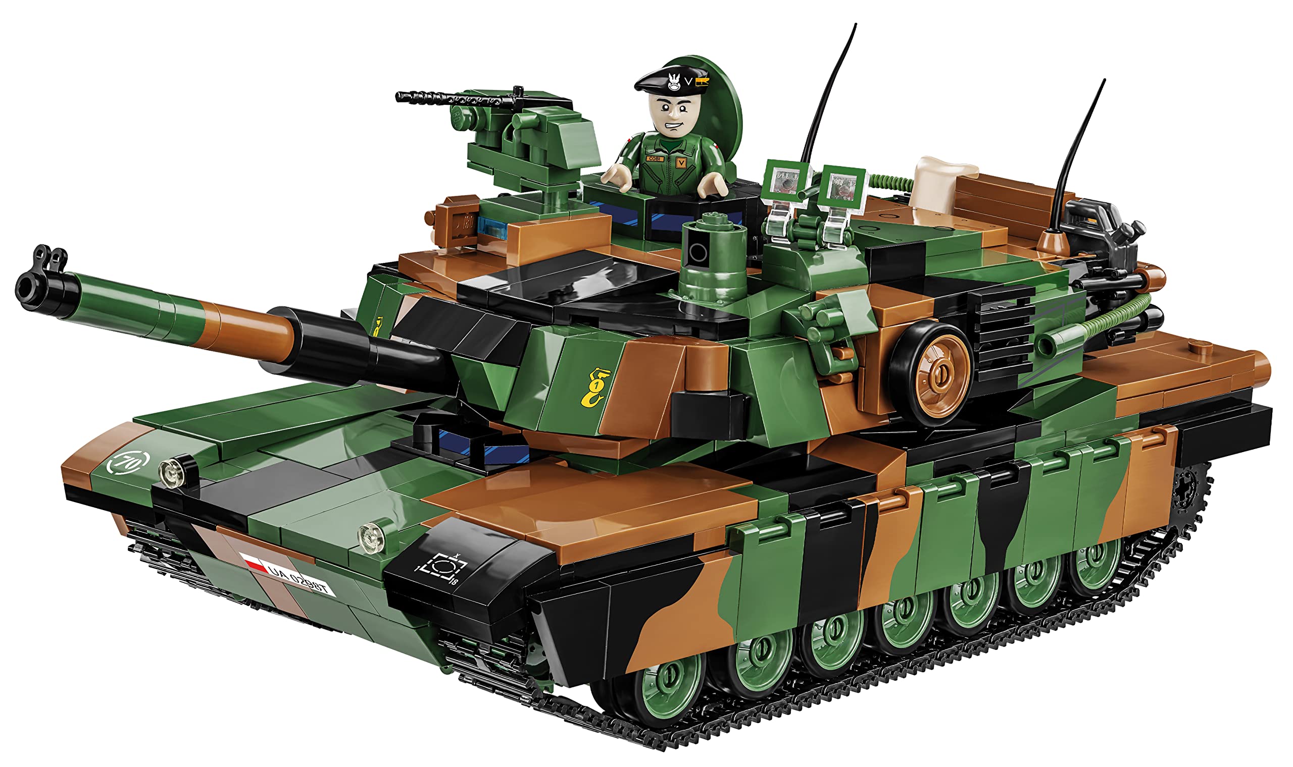 cobi-2623-m1a2-sepv3-abrams-kampfpanzer-bausatz-1-35 image 1