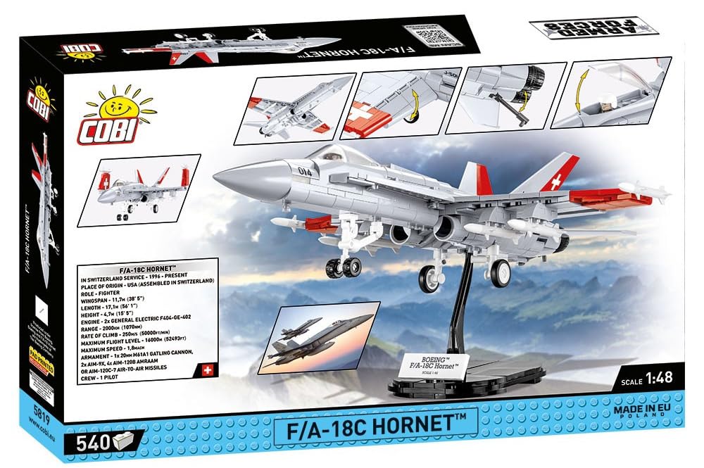 cobi-5819-f-a-18c-hornet-kampfjet-540-teile-1-48 image 5