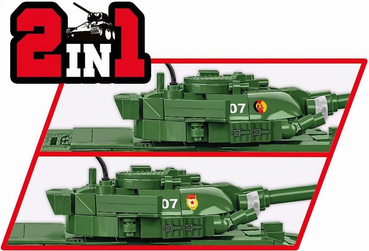 cobi-t-72-m1-ostdeutschland-sowjet-kampfpanzer-klemmbaustein-set-1-35-680-teile image 5