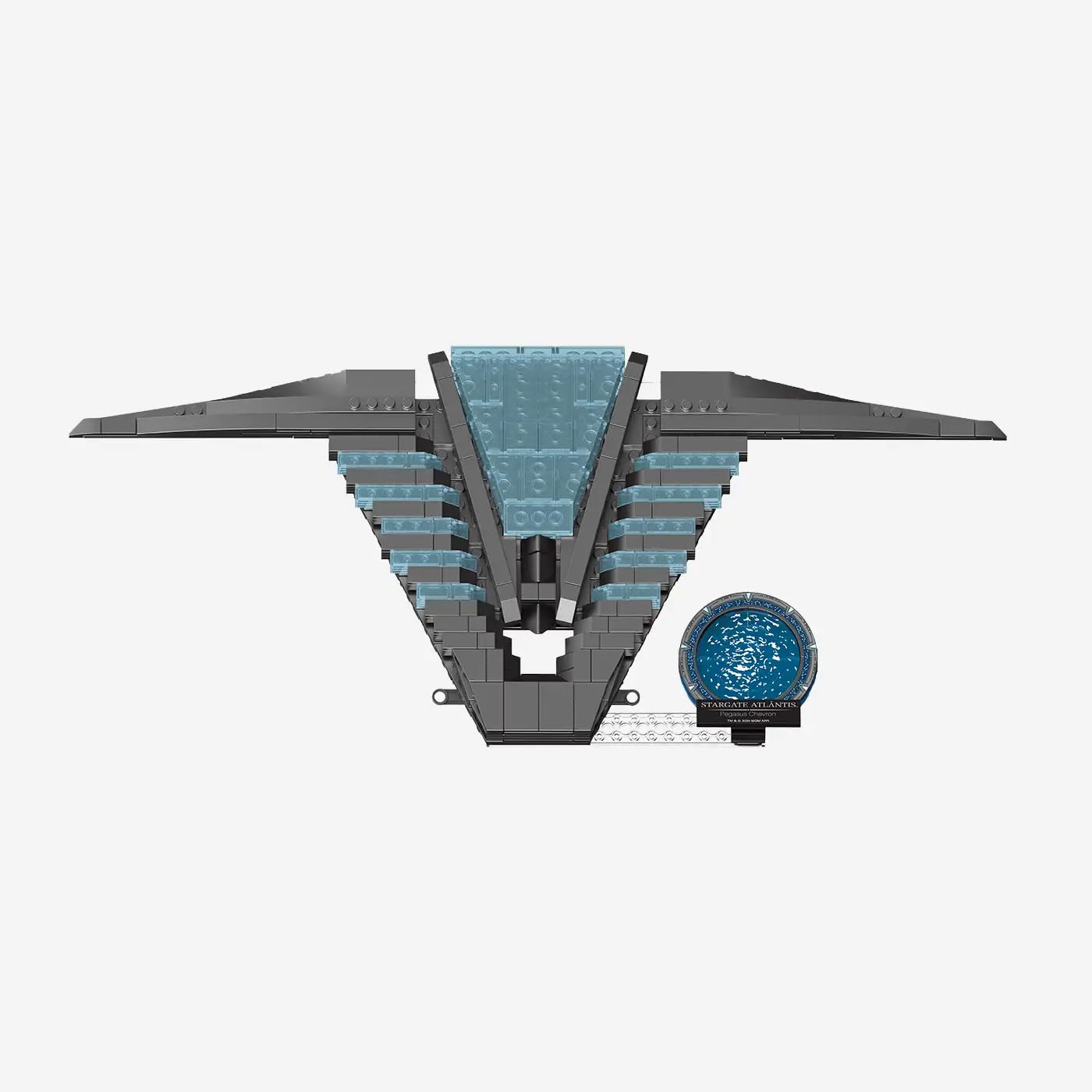 bluebrixx-pro-stargate-pegasus-chevron-displaymodell-379-klemmbausteine image 4