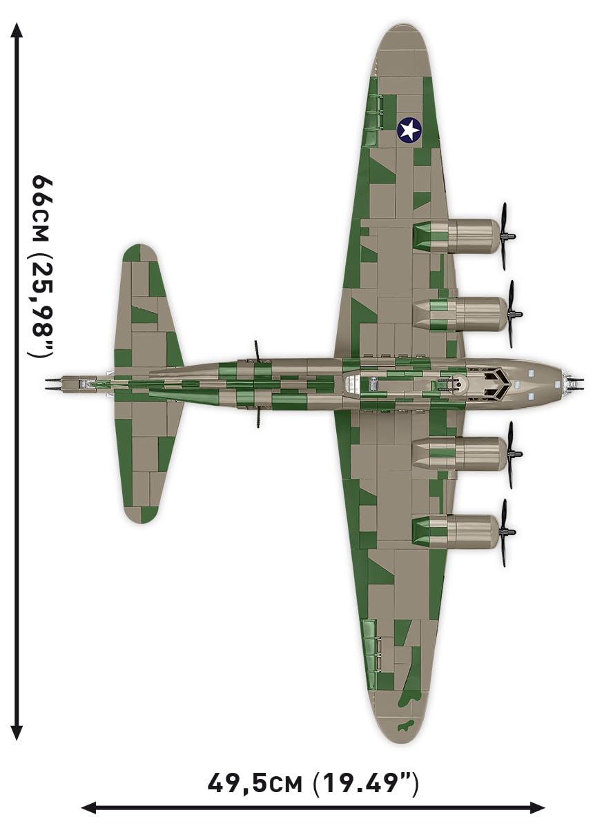 cobi-b-17f-flying-fortress-memphis-belle-bomber-bausatz-1-48-1376-teile image 6