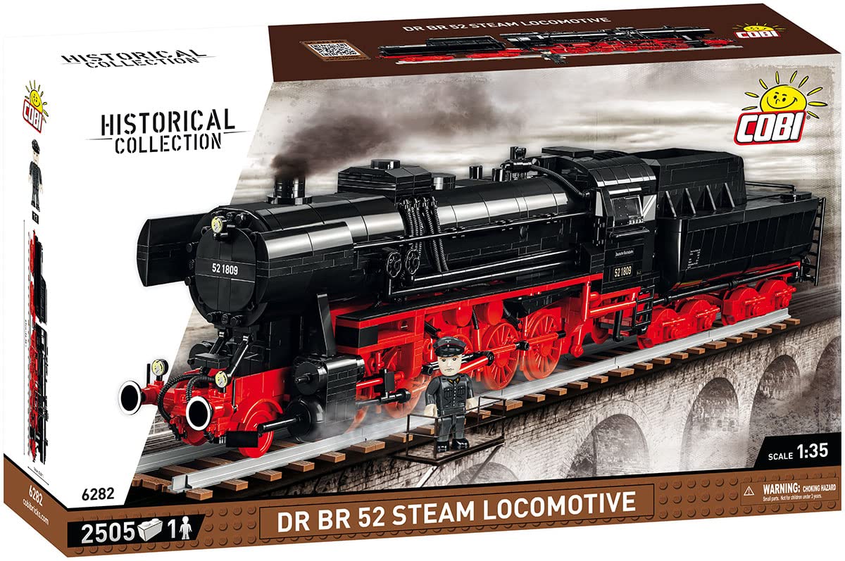 cobi-6282-dampflokomotive-br-52-dr-klemmbaustein-zug-1-35 image 2