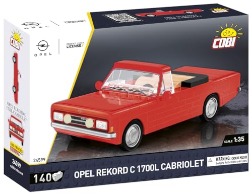 cobi-24599-opel-rekord-c-1700l-cabriolet-klemmbaustein-auto-1-35-140-teile image 6