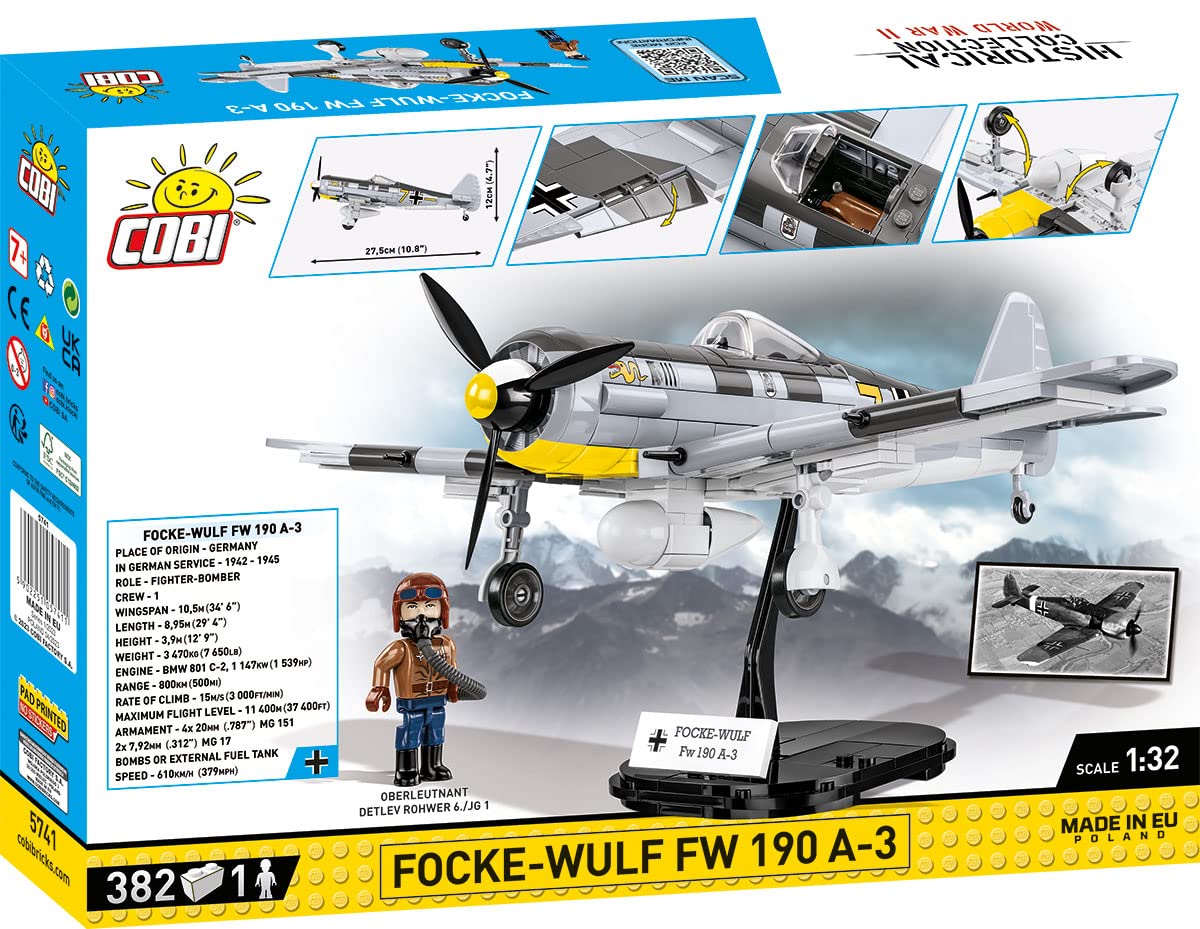 cobi-5741-focke-wulf-fw-190-a-3-jagdflugzeug-1-32 image 2