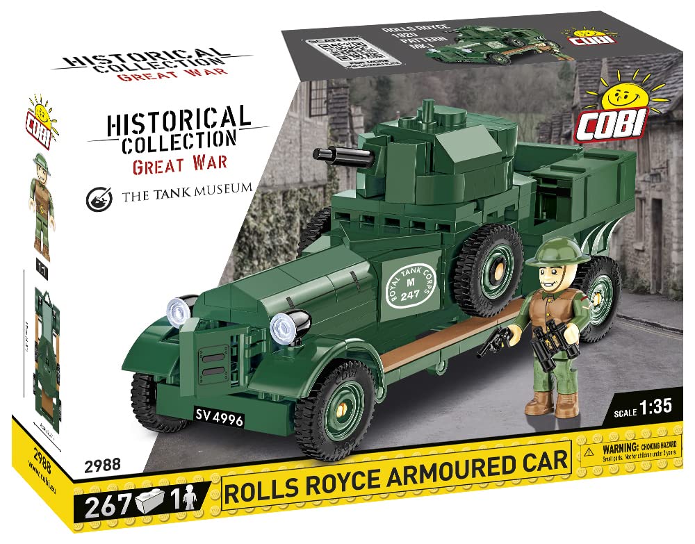 cobi-rolls-royce-armoured-car-1920-great-war-panzerwagen-bausatz image 2