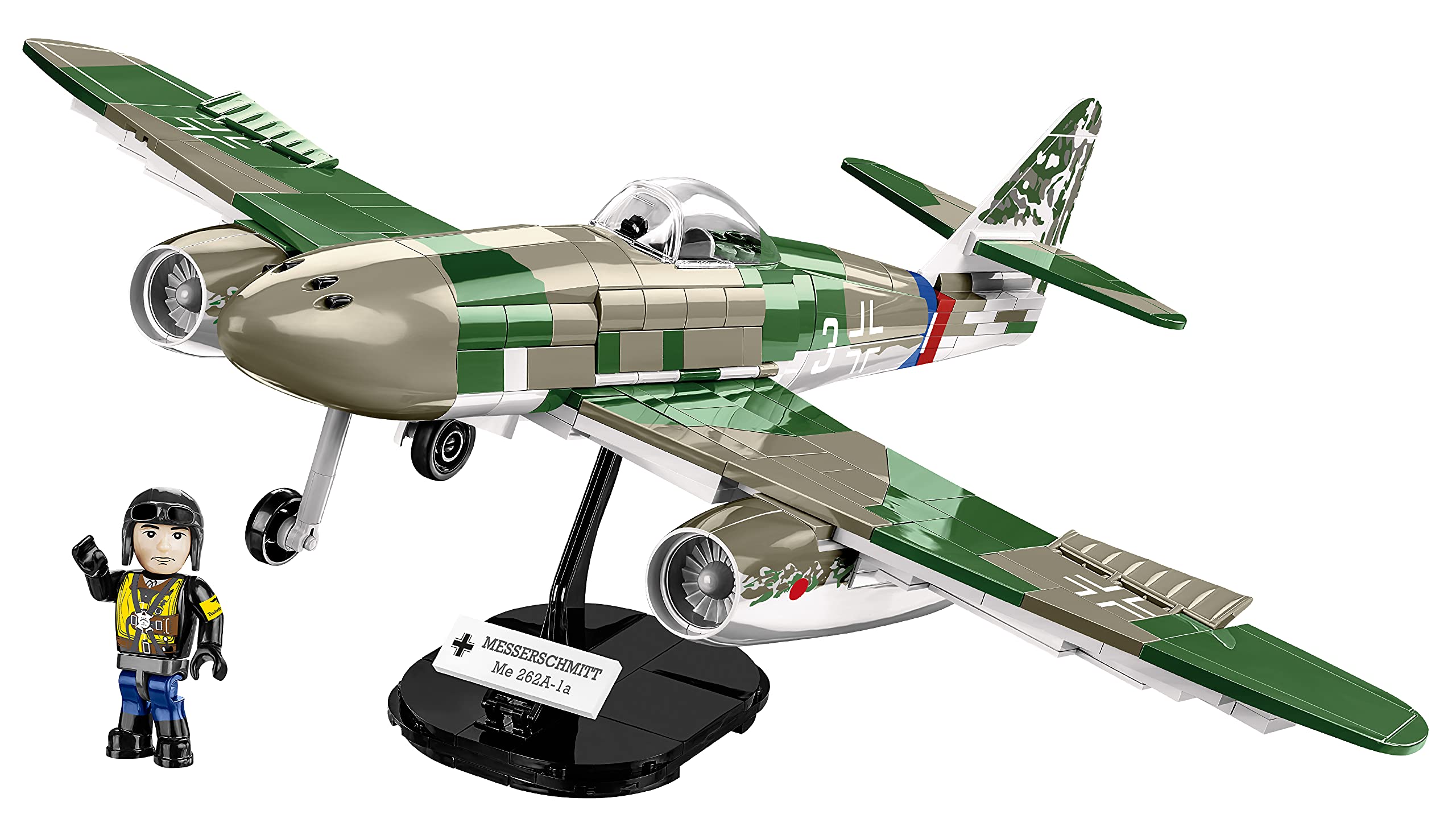 cobi-5721-messerschmitt-me-262a-1a-1-32-bausatz-390-teile image 3