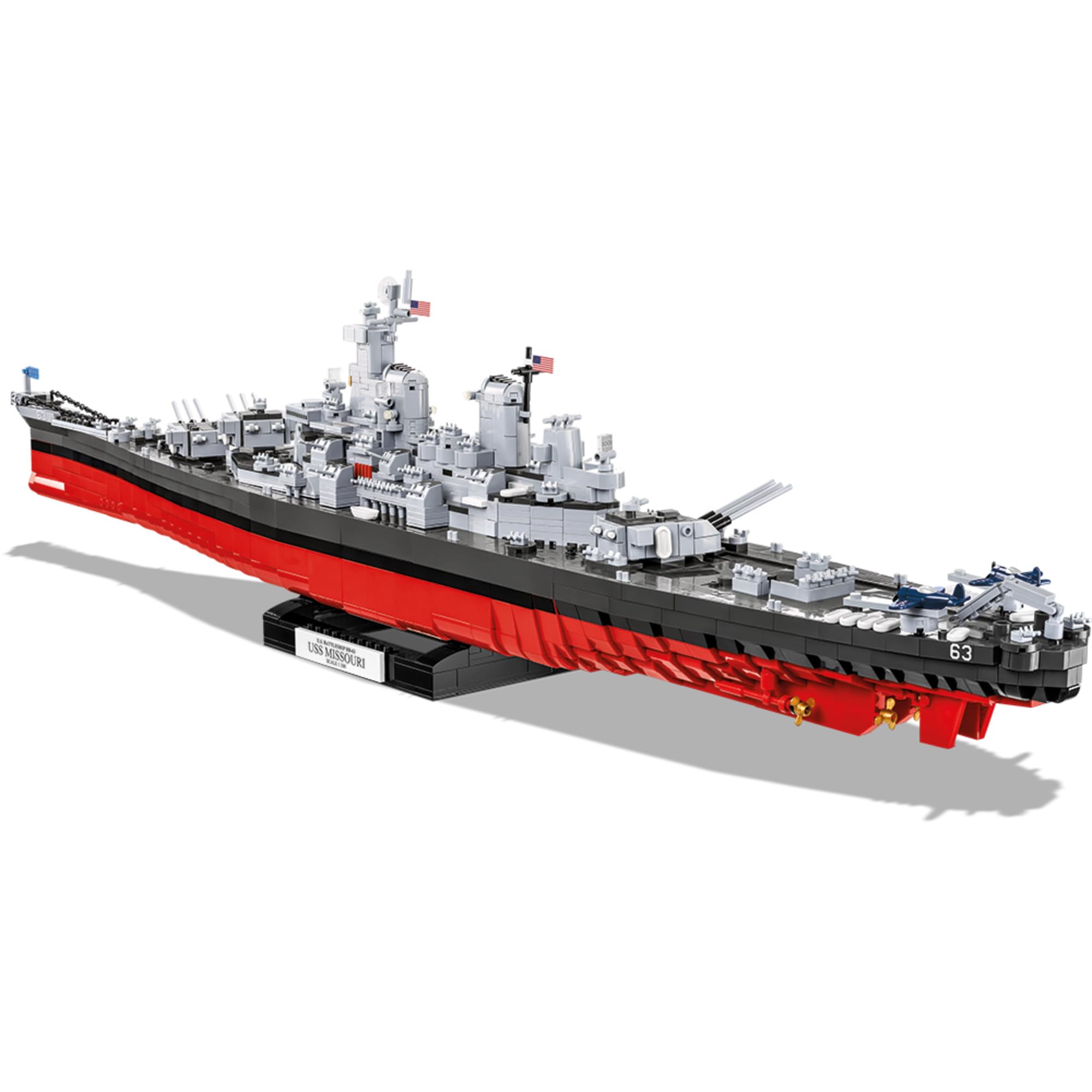 cobi-4837-battleship-missouri-bb-63-schiffsmodell-1-300 image 2