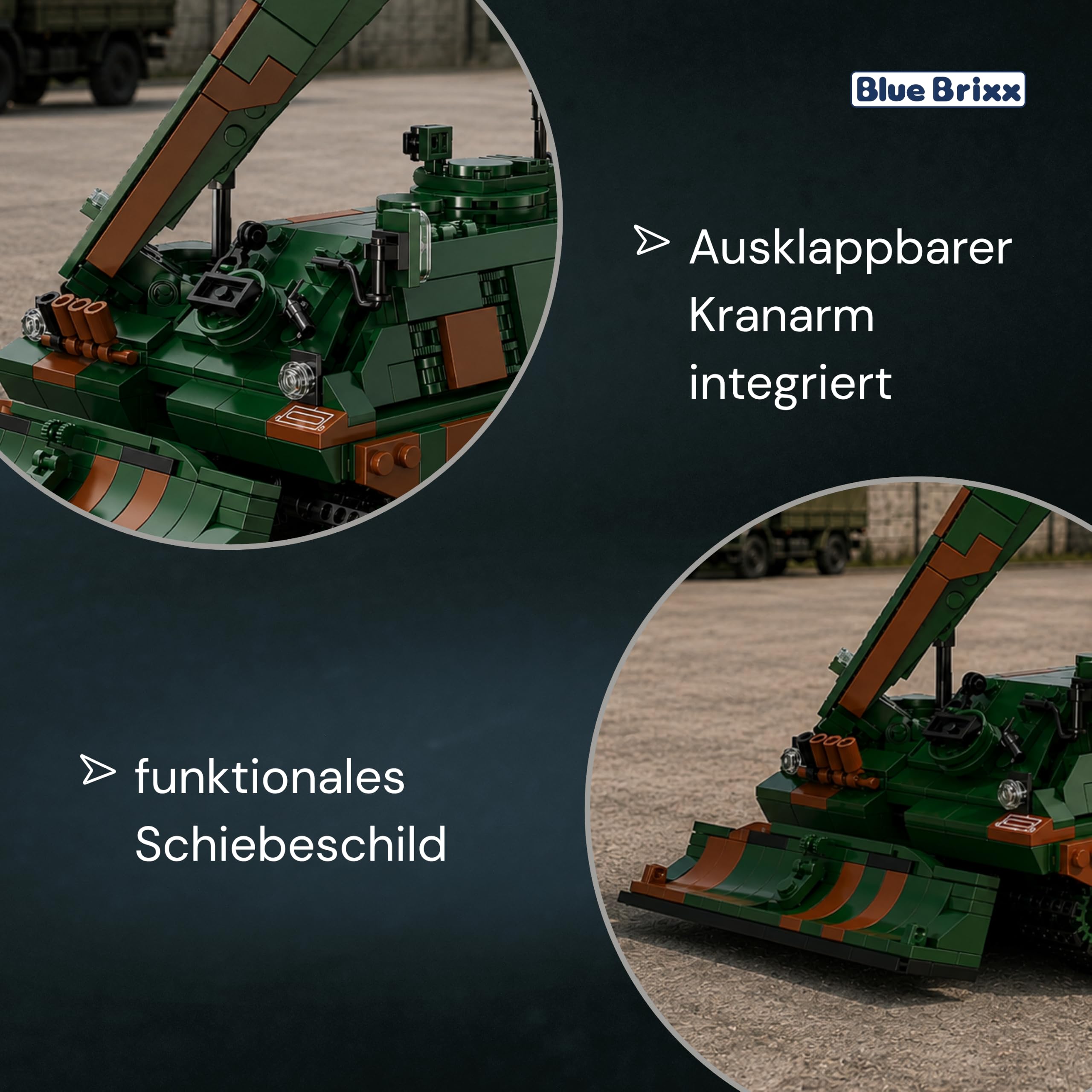 bluebrixx-pro-bergepanzer-b-ffel-bpz-3-milit-rmodell-mit-1231-teilen image 3