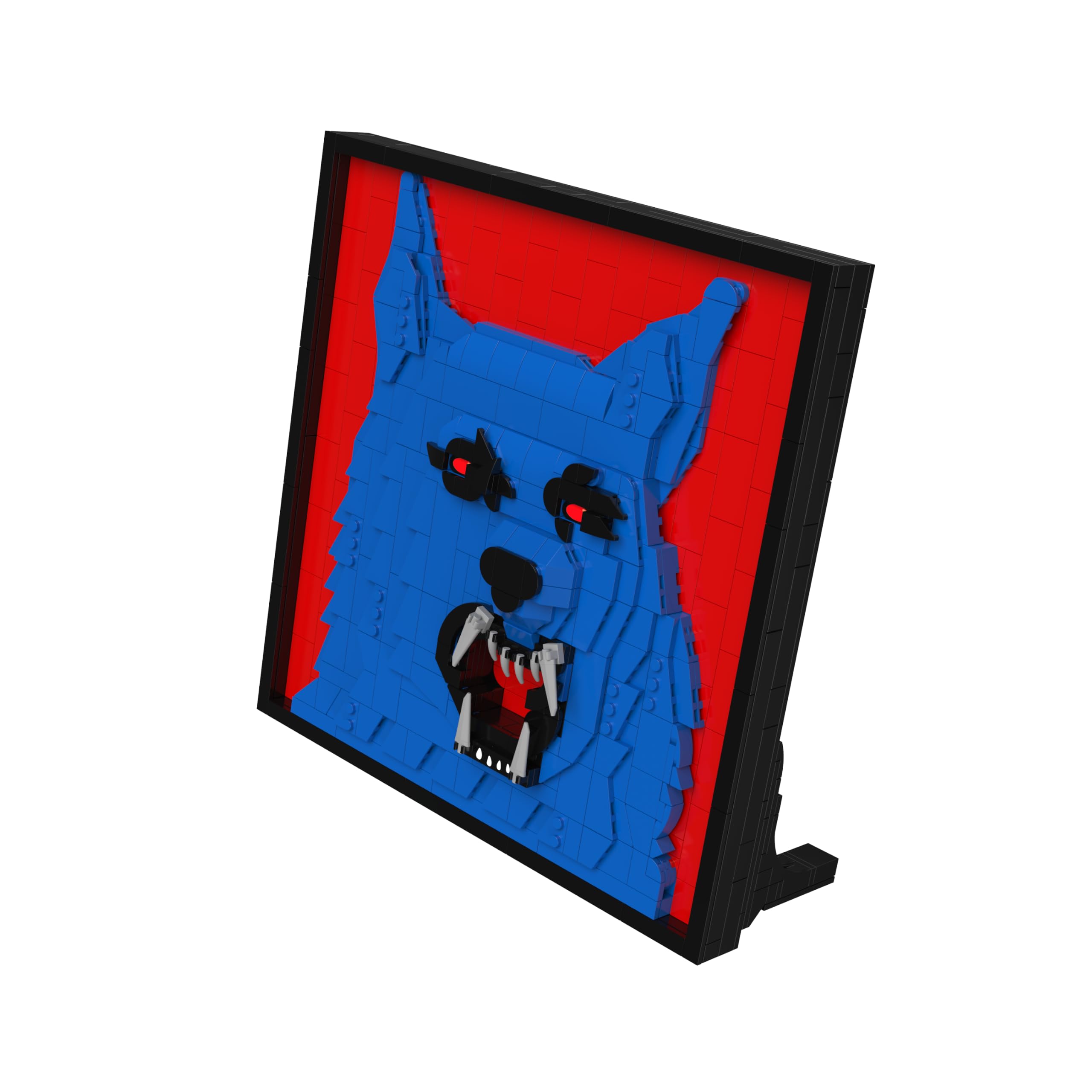 bluebrixx-pro-die-drei-3d-bild-der-karpatenhund-717-klemmbausteine image 1
