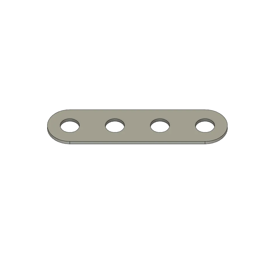 eitech-flachstab-4-loch-40-mm-metallbauteil image 1