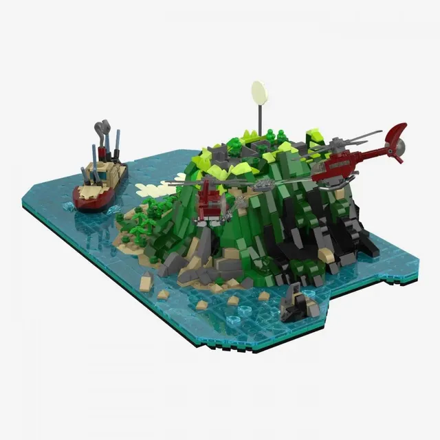 bluebrixx-die-drei-toteninsel-diorama-1699-klemmbausteine image 1