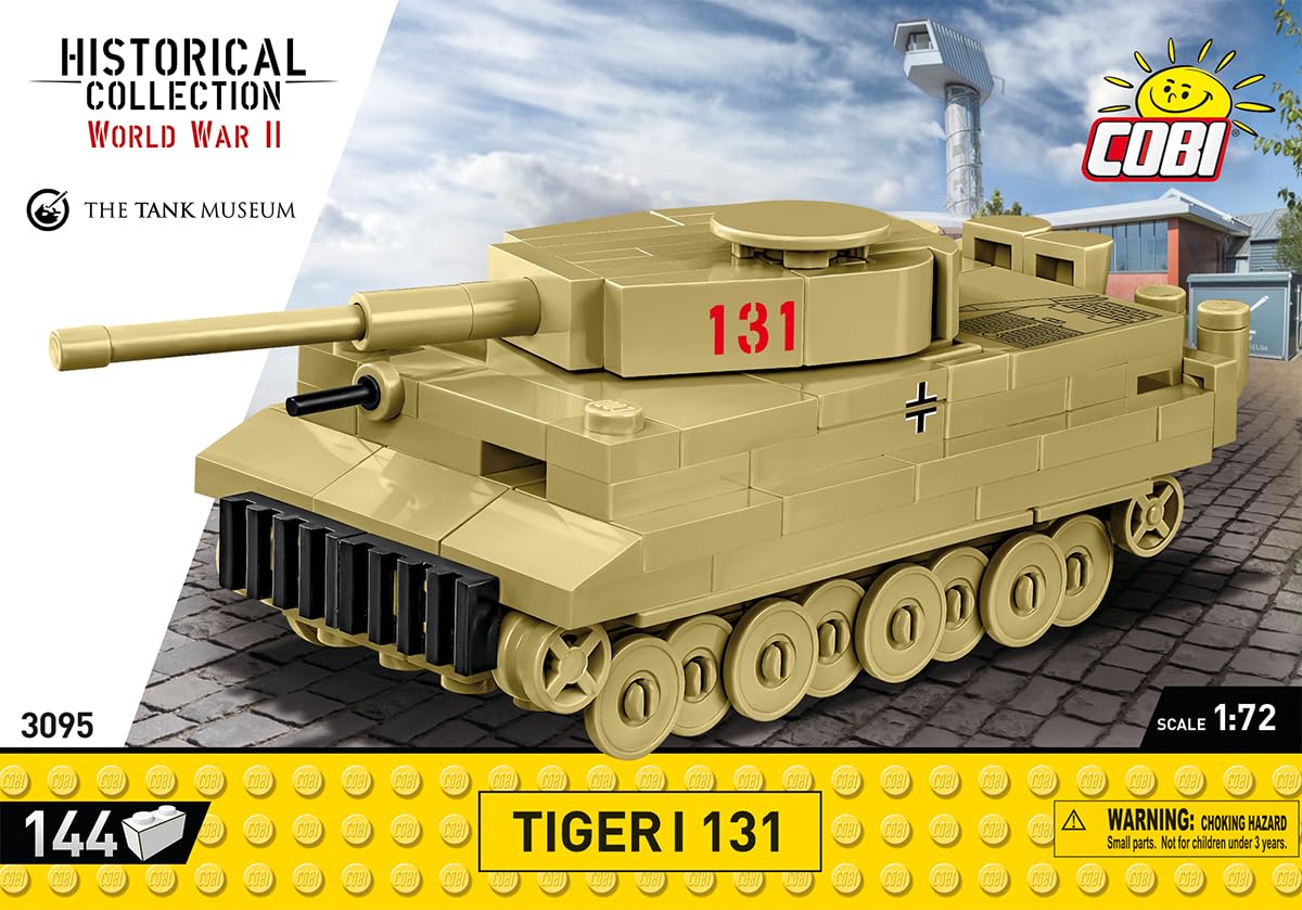 cobi-historical-collection-wwii-tiger-i-131-panzer-1-72-144-teile image 7