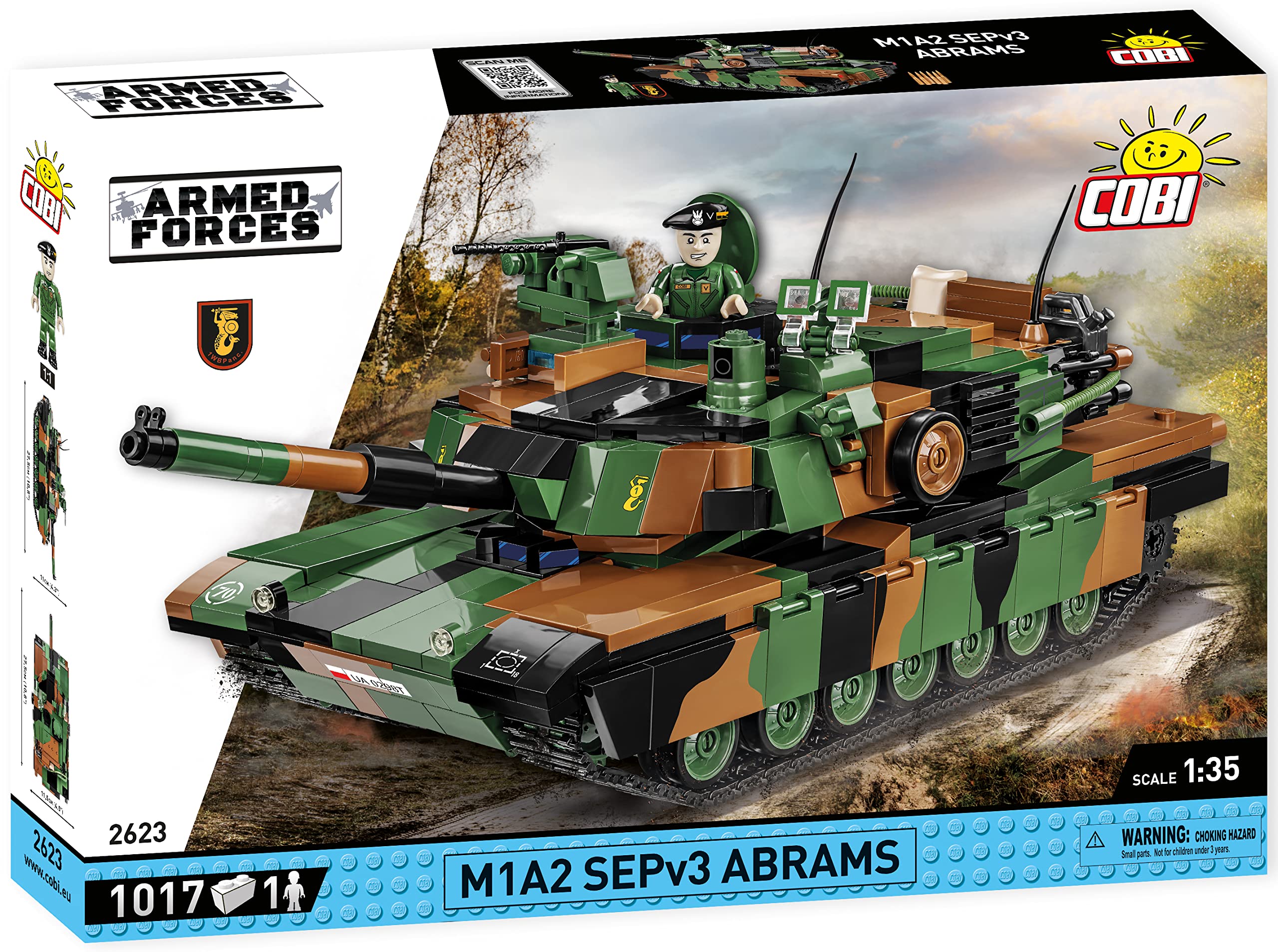 cobi-2623-m1a2-sepv3-abrams-kampfpanzer-bausatz-1-35 image 3
