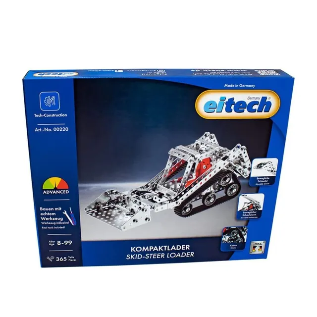 eitech-kompaktlader-mit-gummiketten-tech-construction-metallbaukasten image 1