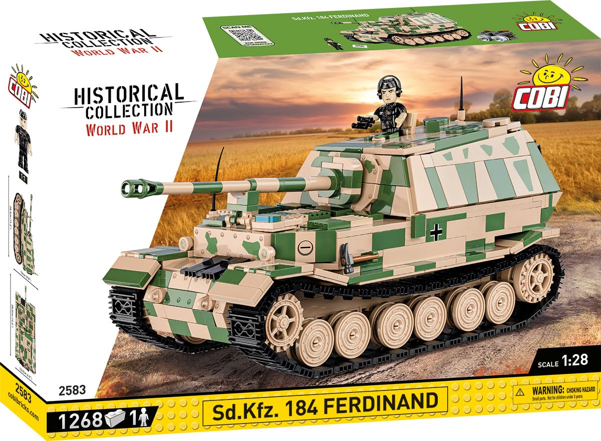 cobi-2583-sd-kfz-184-ferdinand-historical-collection-ma-stab-1-28 image 2