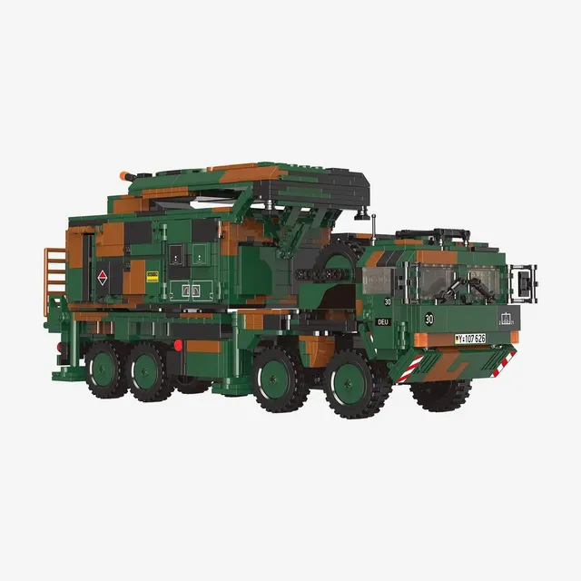 bluebrixx-pro-patriot-radarwagen-bundeswehr-luftwaffe-1908-teile image 1