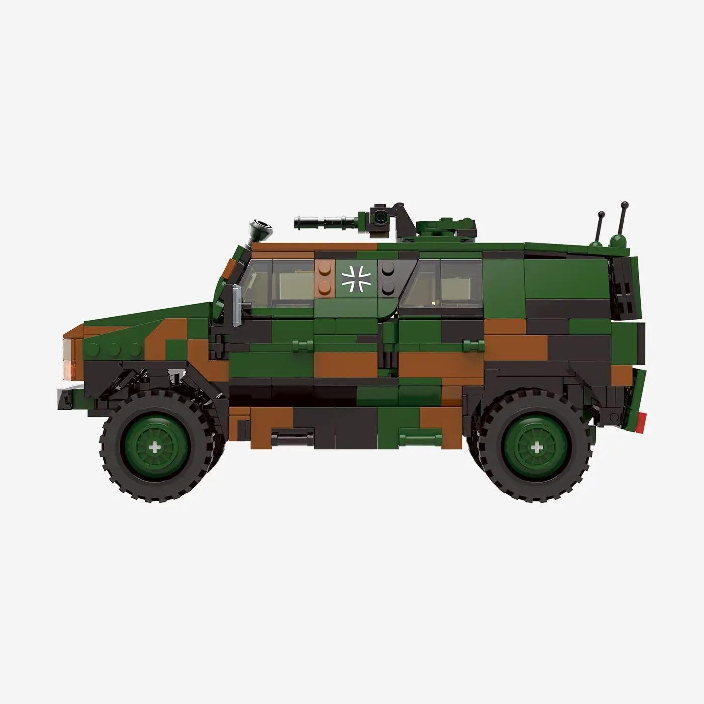 bluebrixx-pro-atf-dingo-bundeswehr-milit-rfahrzeug-687-klemmbausteine image 3