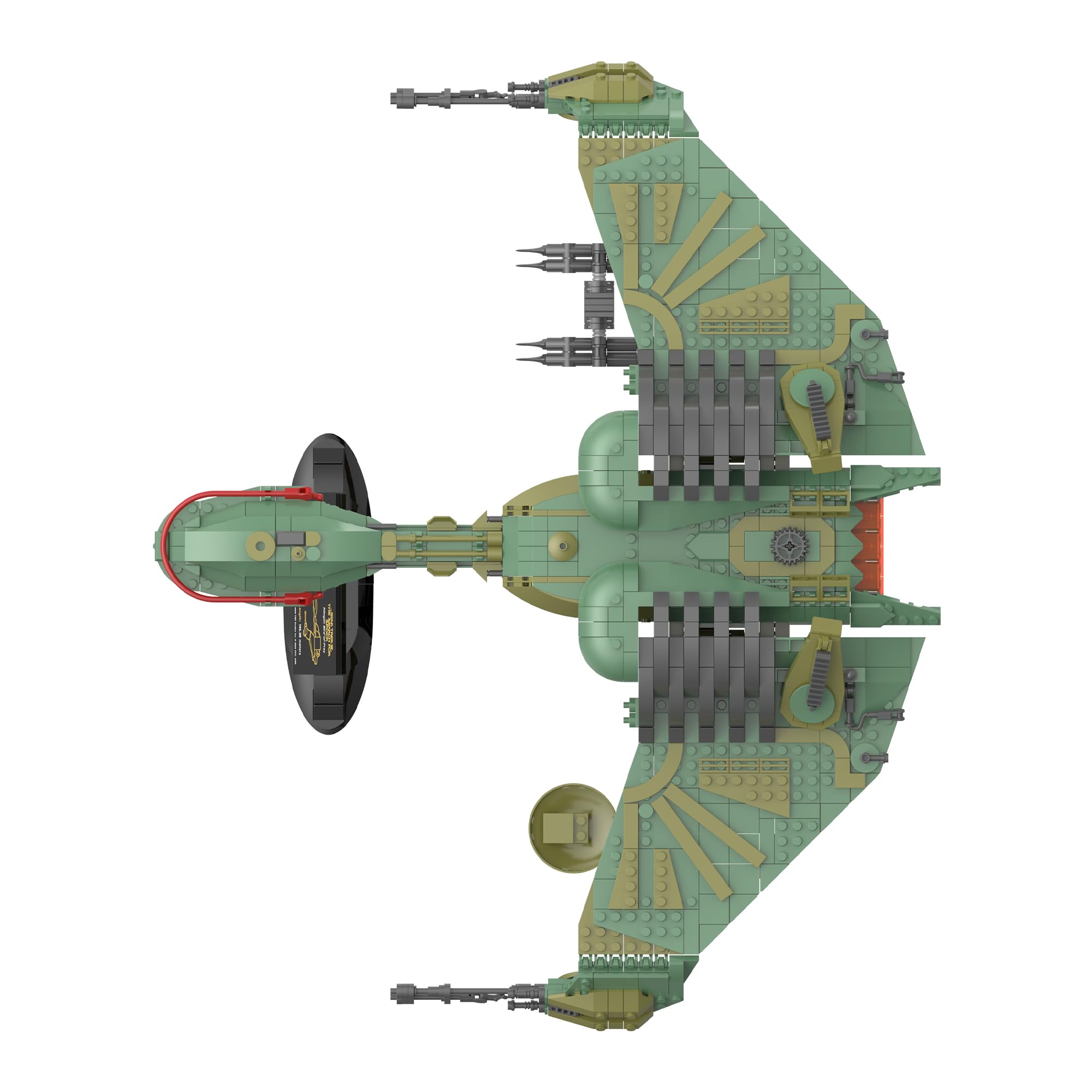 bluebrixx-klingon-bird-of-prey-star-trek-klemmbaustein-set-1539-teile image 5