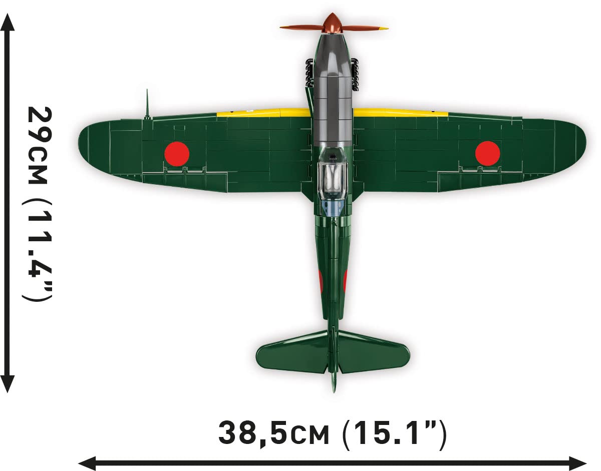 cobi-5740-kawasaki-ki-61-i-hien-tony-klemmbaustein-flugzeug-1-32 image 4