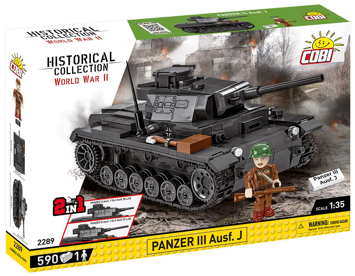 cobi-2289-panzer-iii-ausf-j-historical-collection-panzer-modell-1-35 image 2