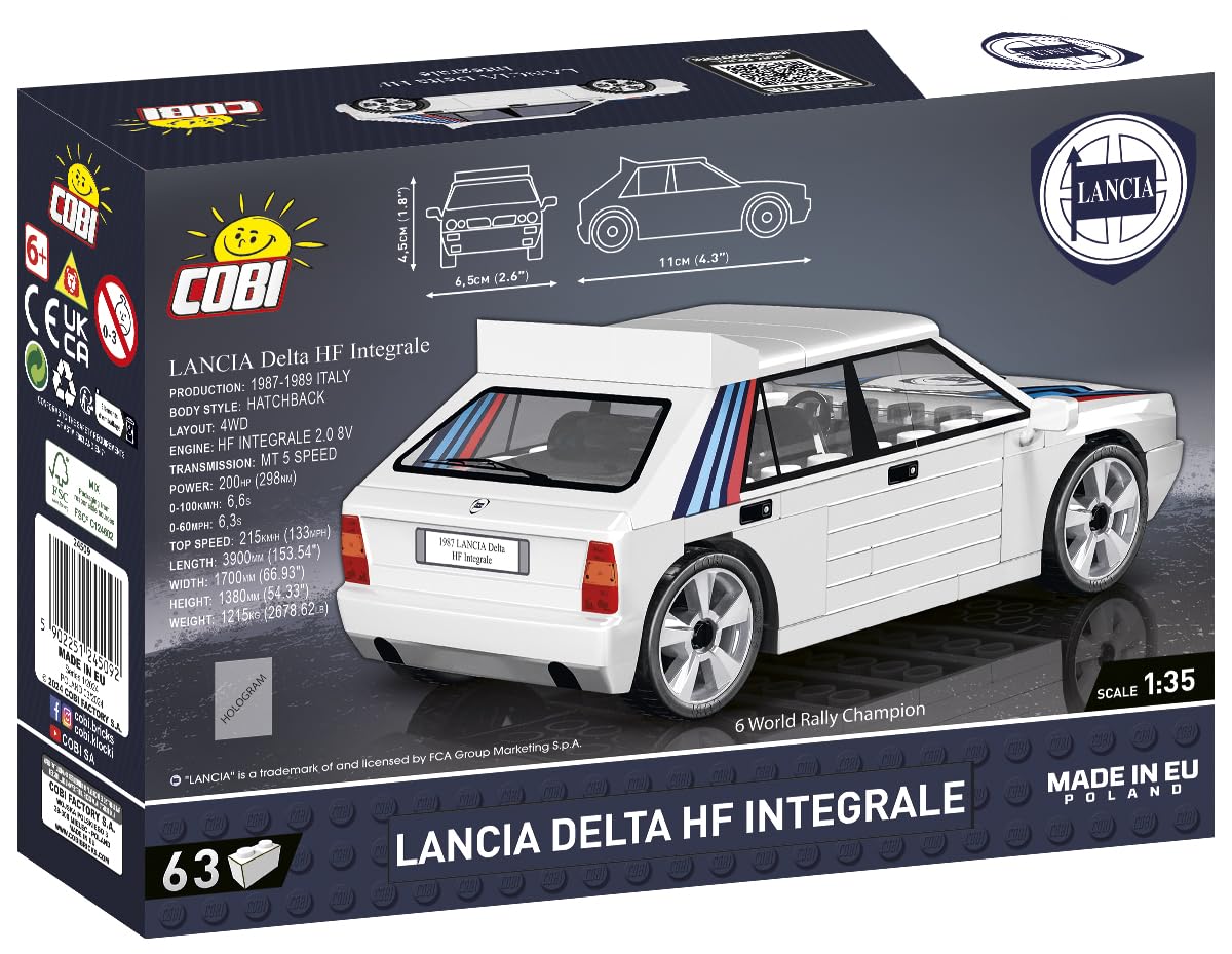 cobi-24509-lancia-delta-hf-integrale-youngtimer-1-35 image 3