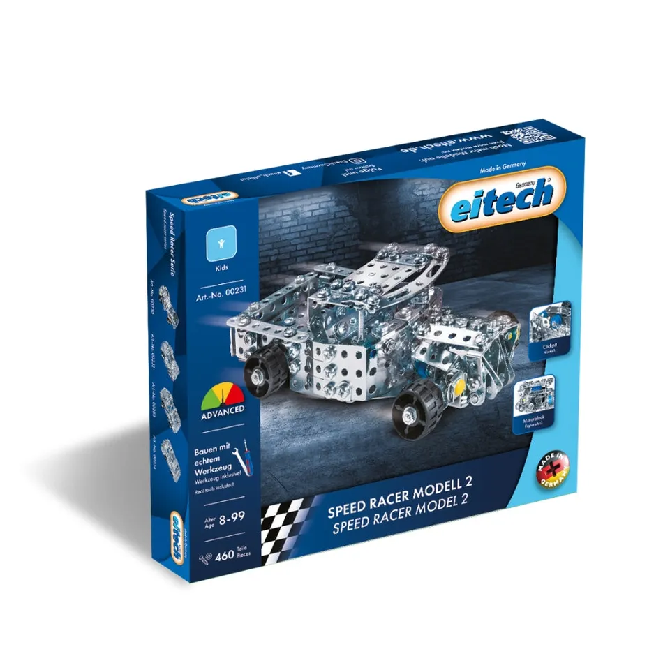eitech-speed-racer-modell-2-retro-oldtimer-460-teile image 1