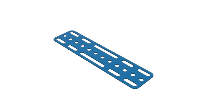 eitech-verkleidungsplatte-12x3-loch-blau image 1