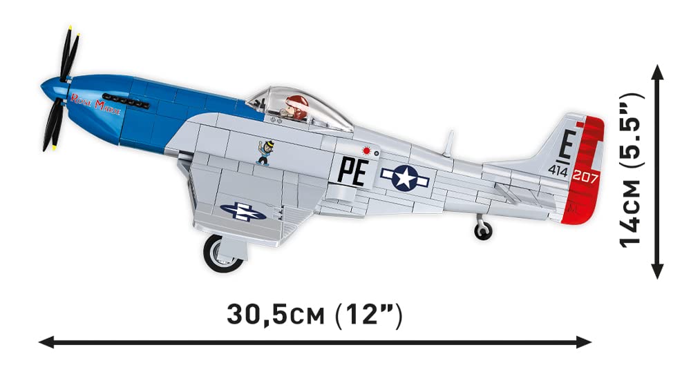 cobi-5719-p-51d-mustang-historical-collection-flugzeug-bausatz-1-32 image 5