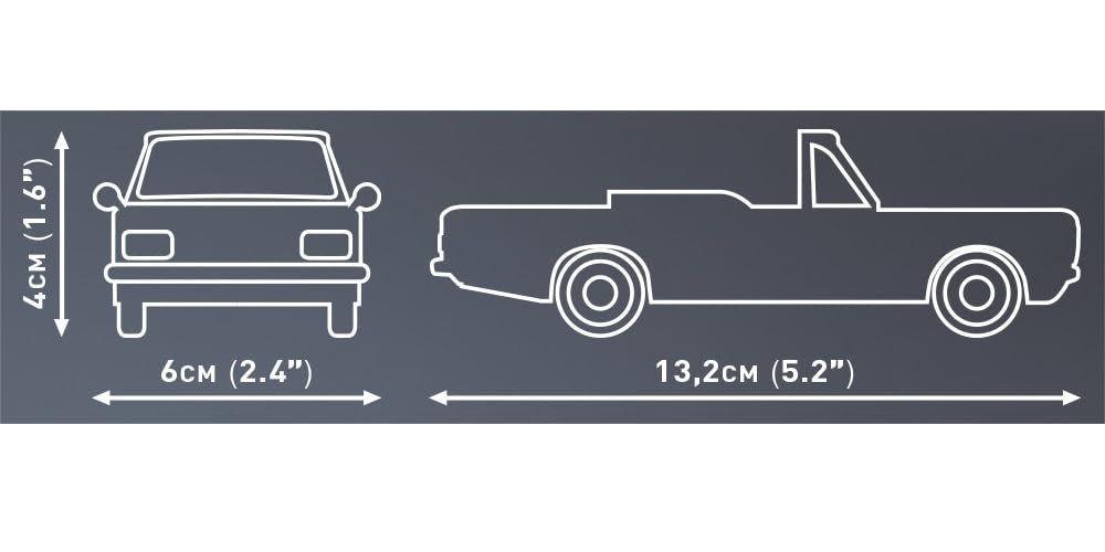 cobi-24599-opel-rekord-c-1700l-cabriolet-klemmbaustein-auto-1-35-140-teile image 3