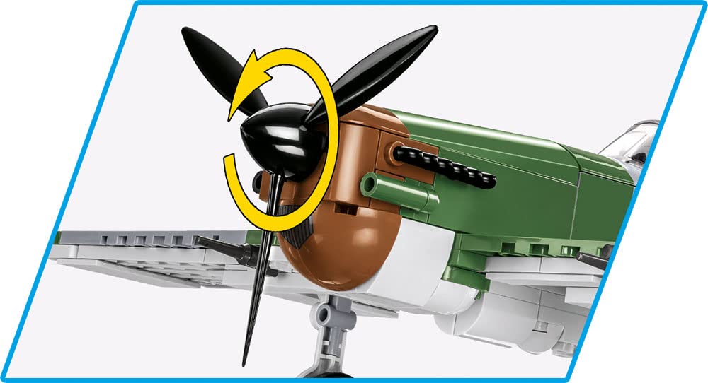 cobi-5724-morane-saulnier-ms-406-historical-collection-wwii-jagdflugzeug-bausatz image 6