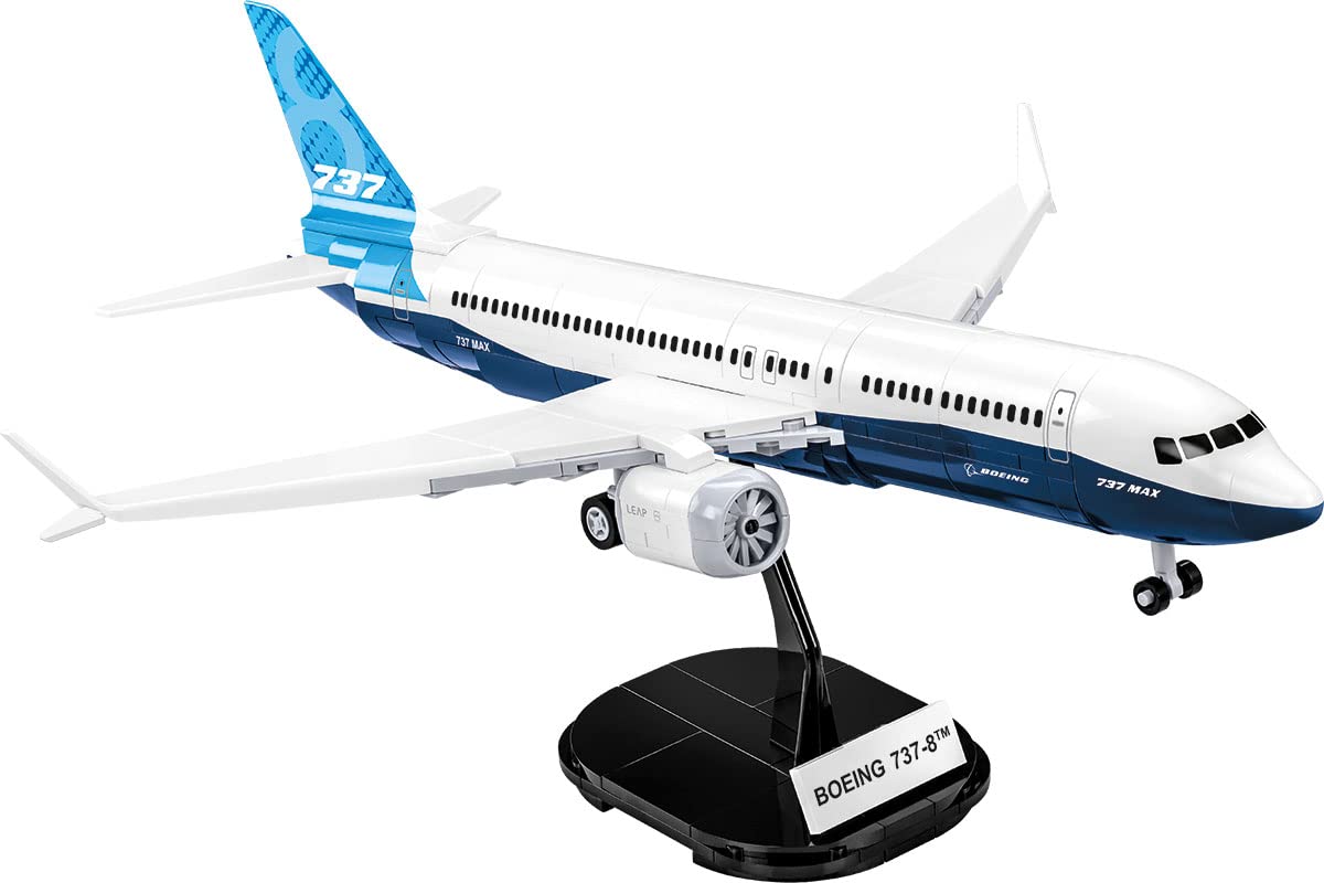 cobi-26608-boeing-737-8-passagierflugzeug-ma-stab-1-110-340-teile image 2