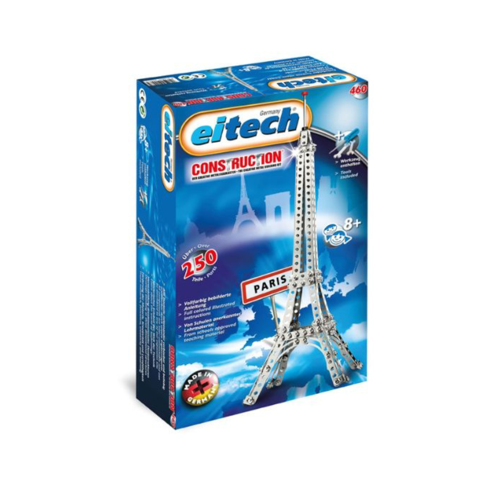eitech-eiffelturm-mini-metallbaukasten-45-cm-hoch-aus-250-teilen image 1