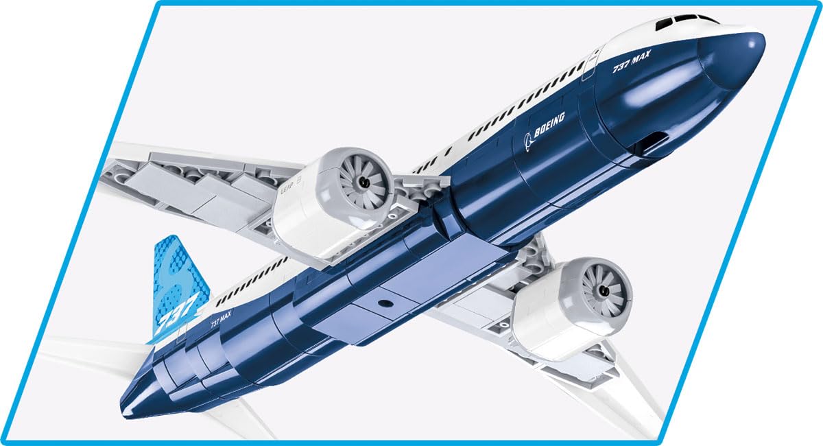 cobi-26608-boeing-737-8-passagierflugzeug-ma-stab-1-110-340-teile image 5