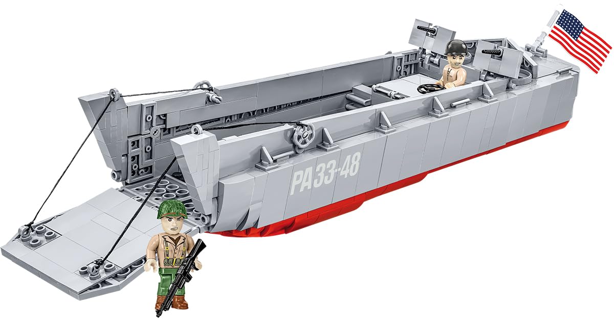 cobi-4849-lcvp-higgins-boat-historical-collection-ma-stab-1-35 image 1