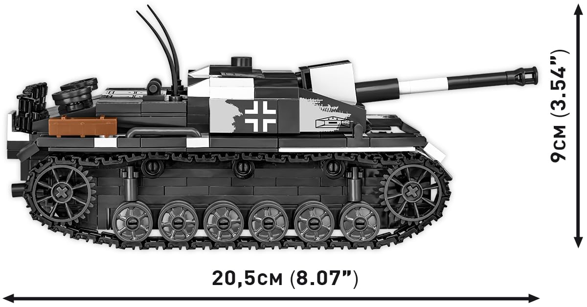 cobi-2286-stug-iii-ausf-f-flammpanzer-2in1-historical-collection-panzer-bausatz image 8
