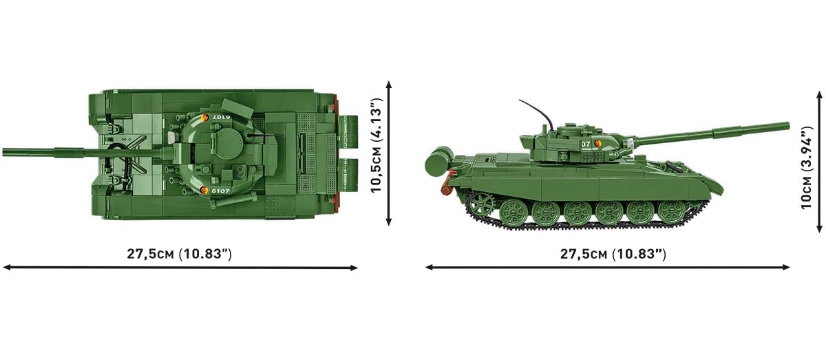 cobi-t-72-m1-ostdeutschland-sowjet-kampfpanzer-klemmbaustein-set-1-35-680-teile image 6