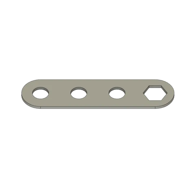 eitech-flachstab-4-loch-mit-6-kant-ersatzteil image 1