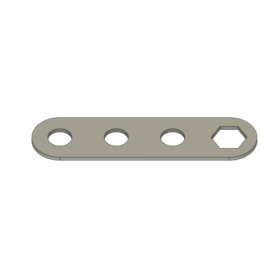 eitech-flachstab-4-loch-mit-6-kant-ersatzteil image 1