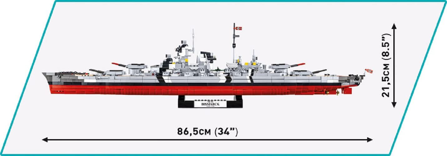 cobi-4841-battleship-bismarck-ma-stab-1-300-2789-teile-schwarz image 4