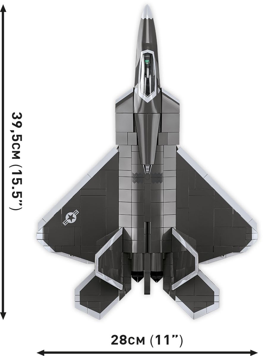 cobi-lockheed-f-22-raptor-kampfjet-bausatz-1-48-695-teile image 4